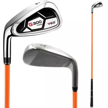Plata Golf Iron Practice Swing Flex Shaft 7 Iron for Ball Hitting Aid, Practice, [Left-Handed]