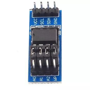 Плата несущего модуля AT24C256 Плата памяти I2C Связь Модуль памяти EEPROM Интерфейс I2C