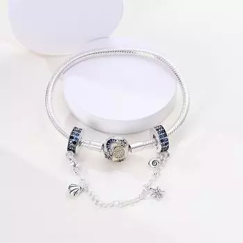 Плата Подвески Ley 925 Коллекция океана Шарм Черепаха Дельфин Океанские бусины подходят для браслета DIY Подвеска Женские украшения