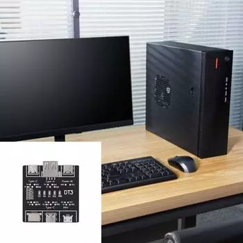 Плата тестера USB-кабеля USB-кабель для проверки кабеля передачи данных Тест зарядки линии передачи данных USB-плата микротестера типа C