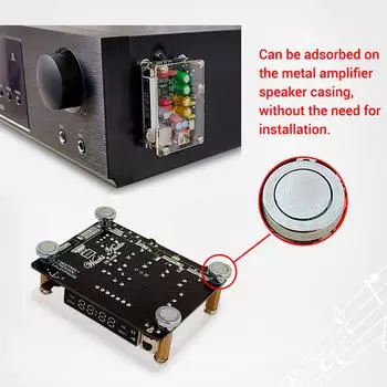 Плата усилителя мощности, Bluetooth-совместимая плата цифрового усилителя для поддержки динамиков, вход звуковой карты AUX ПК