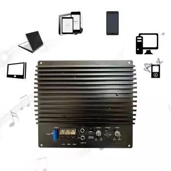 Плата усилителя мощности с сабвуфером 100 Вт 12 В, модуль усилителя мощности звука с басами для модуля усилителя мощности автомобиля