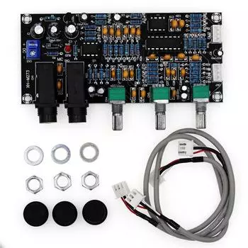 Плата усилителя реверберации и микрофона для караоке XH-M273 (DC12-24V) XH-M273