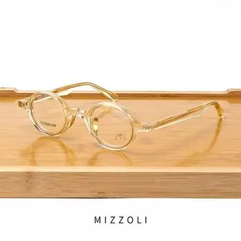 Plate Glasses Japanese Retro Literature And Art Can Be Equipped With High Myopia Sheet Pure Titanium Optical Frame