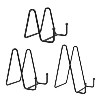 Plate Stands for Display Iron Easel Display Stand Holder Metal Frame for Picture