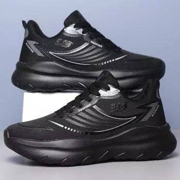 Platform casual shoes, sports running shoes, travel shoes, heightening comfort, versatile trend shoes, lightweight soft-soled men s shoes 36