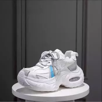 Platform dad shoes women s 2025 summer new foreign trade small man height increase casual sports women s shoes 35