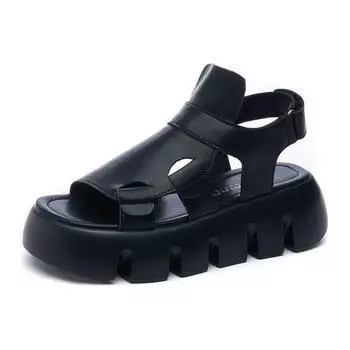 Platform sandals women s spot new summer post-mixed with versatile fashion casual muffin Roman ins trendy women s comfort 35