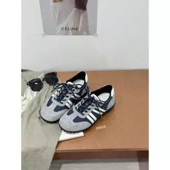 Platform women s new mesh breathable sports shoes versatile platform platform fashion casual shoes 35 синий