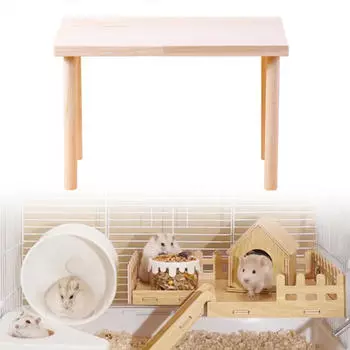 Платформа для хомяка Декор для стабильной клетки с игрушками, стоячая игровая площадка для Flabellate