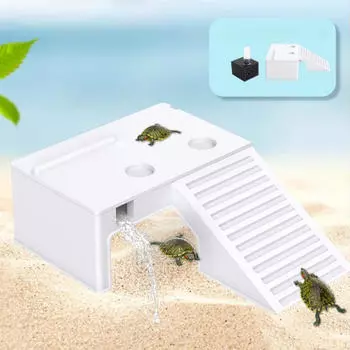 Платформа для купания черепах Пандус для скалолазания Аксессуары для аквариума Декор Лестница для аквариума с рептилиями Large