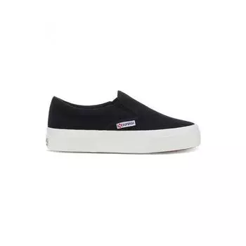 Superga 2740 Platform Slip On Black S7122rwadk 220