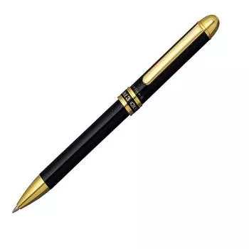 Платиновая перьевая ручка многофункциональная ручка Double 3 Action Shine Black MWB-2000D#1