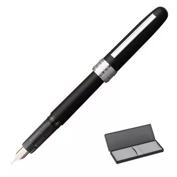 Платиновая перьевая ручка Plaisir Black Mist Fine Point PGB-1500#1-2