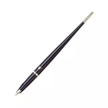Платиновая ручка Manten Pen Desk Pen Fountain Pen для каллиграфии, черная, с тонким кончиком, упаковка DP-1000AN №1 чёрный
