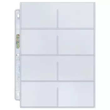 Платиновая страница, 8 карманов для карточек с пейзажами, коробка из 100 карточек [коллекционные предметы UltraPro] (#208D)