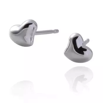Платиновые серьги Серьги-сердечки для женщин Популярный металл Аллергенный бренд Pt900 Гарантия 3 года включена
