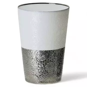 Платиновый Деревянный Сделано в Японии J-kitchens Чашка, Ультратонкий, Светопропускающий Стакан, Темари, Коробка, 370 мл,