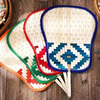 Platinum Fine Woven Leaf Fan Summer Hand-made Straw Baby Cool Mosquito Repellent Palm Other