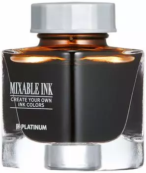 Platinum Fountain Pen Bottle Ink Mixable 62 Earth Brown INKM-1000-62