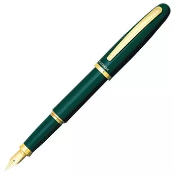 Platinum fountain pen fountain pen balance green medium point PGB-3000#49-3 зелёный