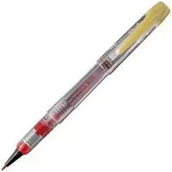 Platinum Fountain Pen Soft Pen Skeleton Shaft Red 10 Pieces [Limited Edition]