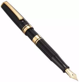 PLATINUM Платиновая перьевая ручка Gathered Black Medium Point #3776 PTB-20000G#1-3