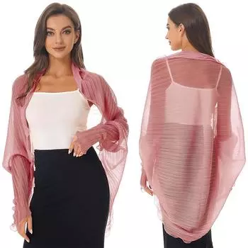 Платки летние пляжные сексуальные женские модные однотонные шифоновые халаты бикини прикрытие свободная блузка солнцезащитный крем удобное пончо горячая M