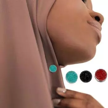 Платок без отверстия абайя застежка женский хиджаб магнит клип магнитный хиджаб клип корейский платок брошь синий