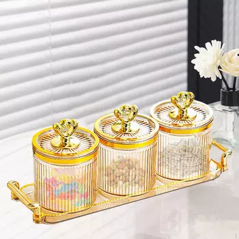 Блюдо с декоративной крышкой 3 Grid