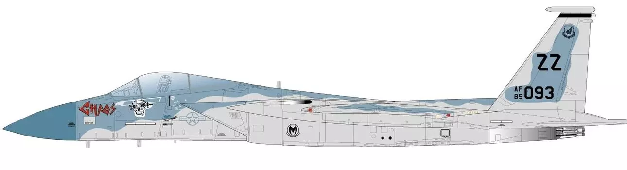 Platts American Fighter Eagle 44th Expeditionary Fighter Squadron Vampire Bats Пластиковая модель 1/72 F-15C AC-89