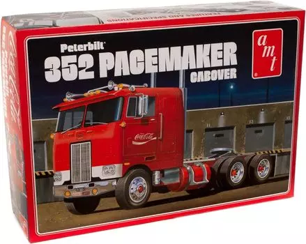 Platts AMT Peter Build 352 Pacemaker Cabover Пластиковая модель AMT1090 1/25 Coca-Cola