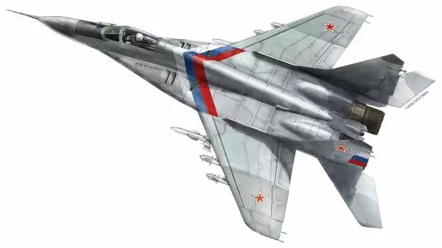 Platts Aviation Model Special Series Fulcrum C Top Gun Пластиковая модель 1/72 МиГ-29 (9.13) АЕ-11