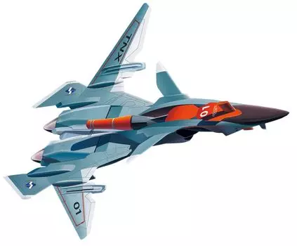 Platts Battle Fairy Yukikaze Flip Knight Беспилотный истребитель Hammerhead Scale Kit FRX-99 1/72 Multi-Material X-18