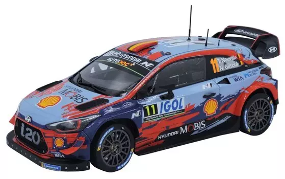 Platts Belkit Hyundai i20 Coupe WRC 2019 Tour de Corse Winner Plastic Model BEL014 1/24