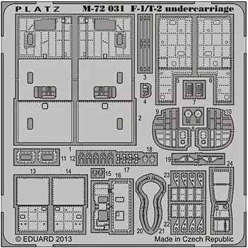 Platts Detail up детали для ВВС Детали для пластиковых моделей 1/72 фототравление Самооборона F-1 (для ног)