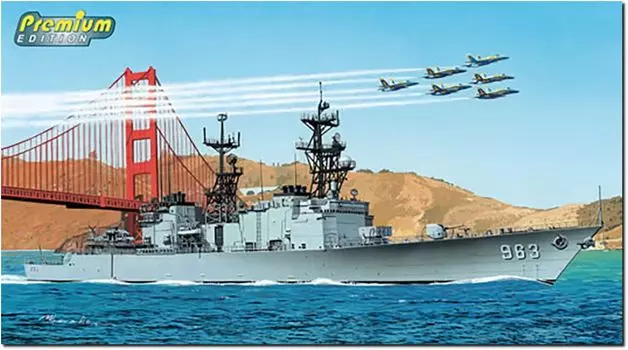 Platts Dragon Американский эсминец Spruance Пластиковая модель DR7084 1/700 DD-963 (Корабль)