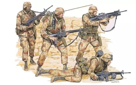 Platts Dragon Current Армия США 101-я воздушно-десантная дивизия Screaming Eagle Пластиковая модель DR3011 1/35