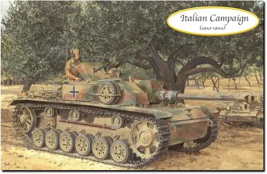 Platts Dragon German StuG III Type Early Type Italian Front 1943 Magic Track Included Plastic Model DR6620MTB 1/35 F/8