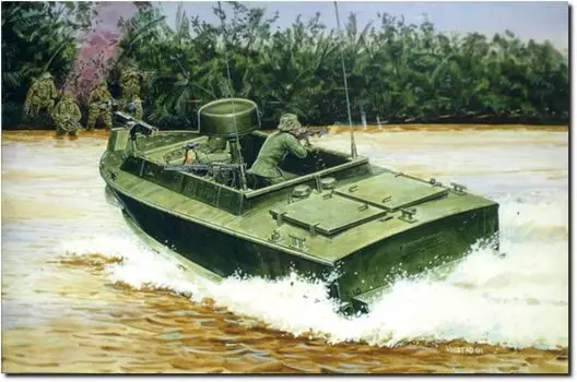 Platts Dragon Вьетнамская война Америка LSSC Light Seal Support Craft Пластиковая модель DR3301 1/35 (Корабль)