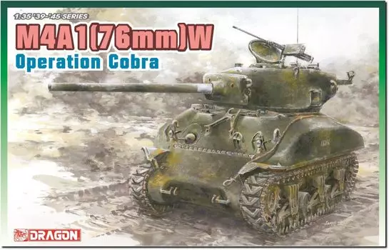 Platts Dragon WW2 American M4A1 Sherman W Operation Cobra Magic Gun Print Print Headlight Guard Horn Guard Включая Luxury Specification Plastic Model