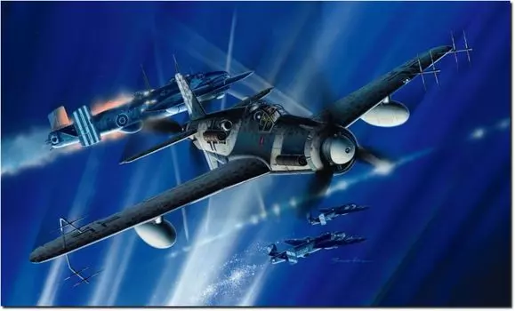 Platts Dragon WW2 German Dornier Do335 Arrow Night Fighter Type Plastic Model DR5010 1/72 B-6 Two-Seat (Airplane)