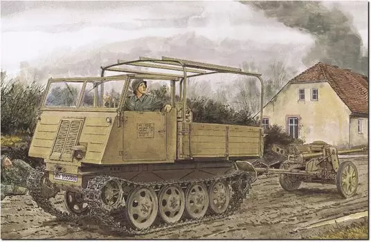 Platts Dragon WW2 Германия 5 см Pak38 Gun Magic Printed Дульный тормоз в комплекте Роскошные характеристики Пластиковая модель DR6684SP 1/35 RSO/3 и противотанковое оружие