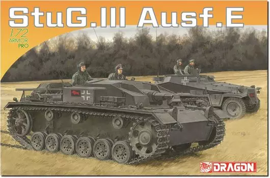 Platts Dragon WW2 немецкий грузовик StuG III E тип NEO в комплекте пластиковая модель DR7562NT 1/72 (бак)