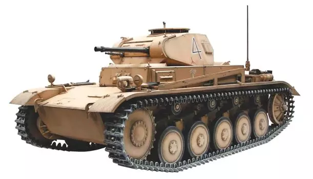 Platts Dragon WW2 немецкий танк Panzer II C тип пластиковая модель DR75045R 1/6