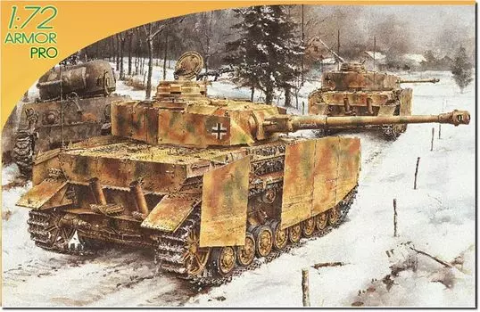 Platts Dragon WW2 немецкий танк Panzer IV J Type производственная пластиковая модель DR7498 1/72 среднесрочная (танк)