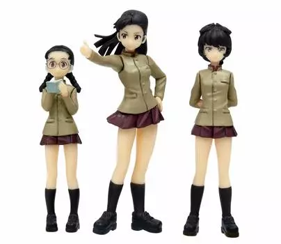 Platts Girls Panzer Final Chapter Chiba Single Academy Фигурка Набор Униформа Версия Масштабный Уретановый Неокрашенный Набор и 1/35 Непенящийся GPF-37