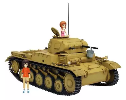 Platts Girls Panzer Movie версия этого 2 танка F Михо и масштаб Общая длина 140 мм Пластиковая модель и летние Нет. тип! ~Воспоминания Махо~ 1/35