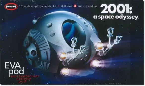 Platts Mobius Model A Space Odyssey Space Pod Scale Пластиковая модель 2001 1/8 MOE2001-4 (Космический корабль)