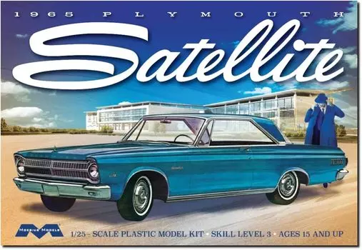 Platts Moebius Model 1965 Primus Satellite Пластиковая модель MOE1215 1/25 (Машина)
